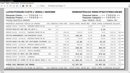 Software para Loja de Bicicletaria com Serviços Vendas Estoque e Financeiro v6.0 Plus Whatsapp - Fpqsystem 682148