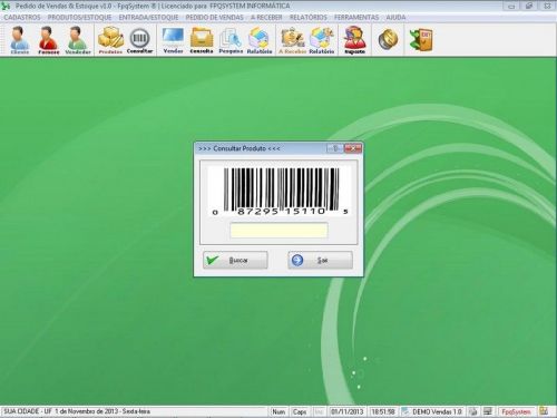 Software para Loja de Calçados com Controle de Estoque e Pedido de Vendas v1.0 - Fpqsystem 658420