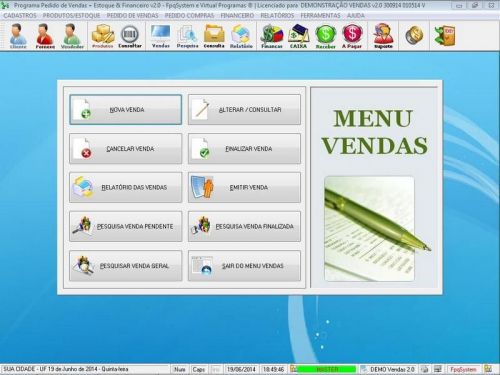 Software para Madeireira com Controle de Estoque Pedido de Vendas e Financeiro v2.0 - Fpqsystem 662078