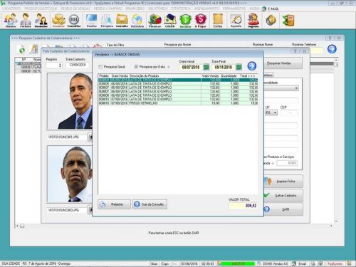 Software para Madeireira com Controle de Estoque Pedido de Vendas e Financeiro v4.0 Plus - Fpqsystem 663110