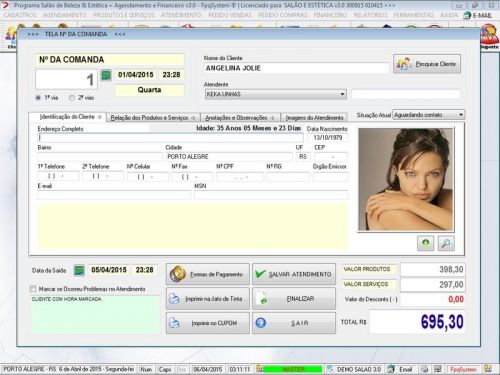 Software para Salão de Beleza Agendamento Financeiro v3.0 - Fpqsystem 661621