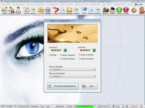 Software para Salão de Beleza Agendamento Financeiro v3.0 - Fpqsystem 661625