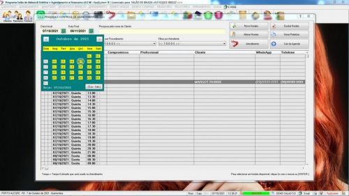 Software para Salão de Beleza Agendamento Financeiro v5.0 Plus - Fpqsystem 661540