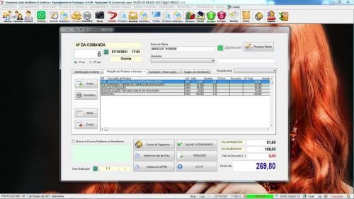 Software para Salão de Beleza Agendamento Financeiro v5.0 Plus - Fpqsystem 661546