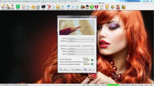 Software para Salão de Beleza Agendamento Financeiro v5.0 Plus  Whatsapp - Fpqsystem 661547