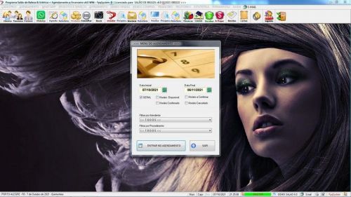 Software para Salão de Beleza Agendamento Financeiro v6.0 Plus  Whatsapp via Atendimento - Fpqsystem 661503
