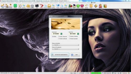 Software para Salão de Beleza Agendamento Financeiro v6.0 Plus - Fpqsystem 661503