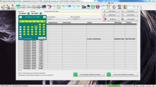 Software para Salão de Beleza Agendamento Financeiro v6.0 Plus - Fpqsystem 661504