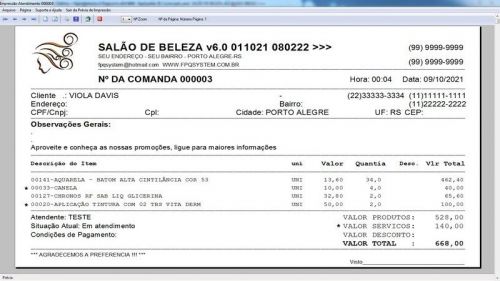 Software para Salão de Beleza Agendamento Financeiro v6.0 Plus - Fpqsystem 661510