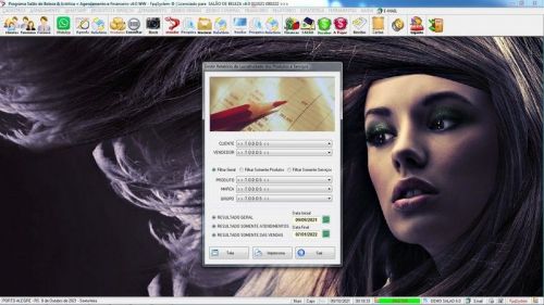 Software para Salão de Beleza Agendamento Financeiro v6.0 Plus - Fpqsystem 661511