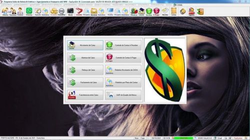 Software para Salão de Beleza Agendamento Financeiro v6.0 Plus  Whatsapp via Atendimento - Fpqsystem 661512