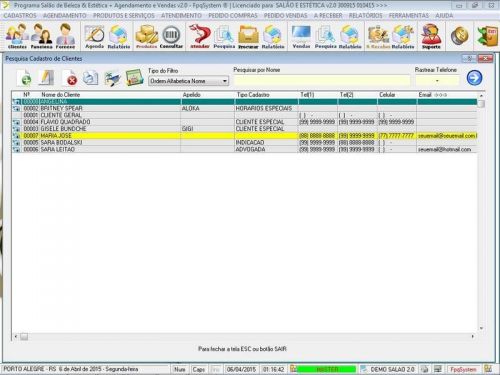 Software para Salão de Beleza com Agendamento v2.0 - Fpqsystem 661659