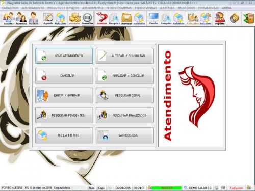 Software para Salão de Beleza com Agendamento v2.0 - Fpqsystem 661661