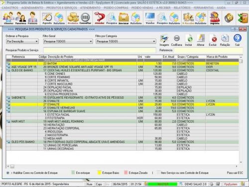 Software para Salão de Beleza com Agendamento v2.0 - Fpqsystem 661664