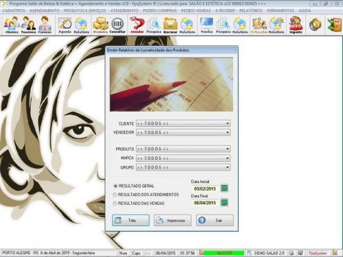 Software para Salão de Beleza com Agendamento v2.0 - Fpqsystem 661666