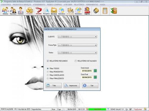 Software para Salão de Beleza v1.0 - Fpqsystem 661686