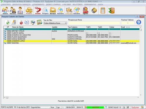 Software para Salão de Beleza v1.0 - Fpqsystem 661687