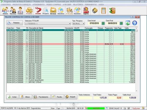 Software para Salão de Beleza v1.0 - Fpqsystem 661689