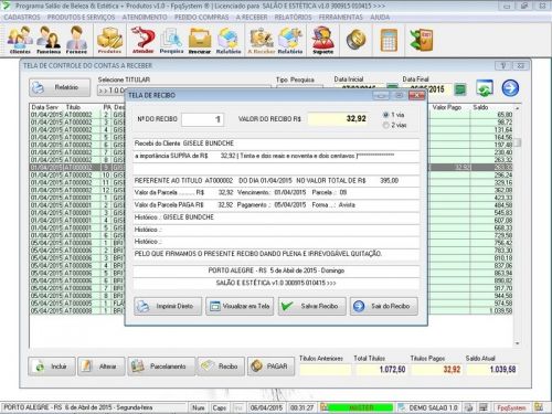 Software para Salão de Beleza v1.0 - Fpqsystem 661691