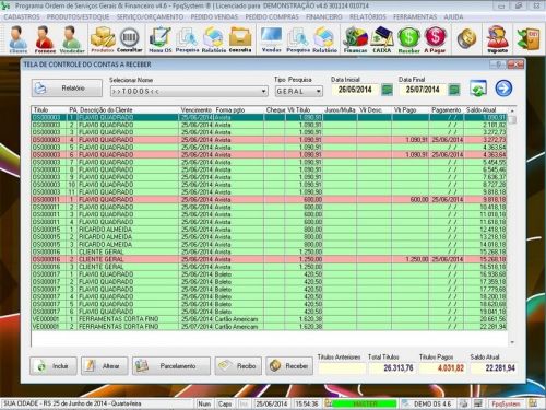 Software Para Serviços de Jardinagem e Orçamentos Financeiro V4.6 - Fpqsystem 664547