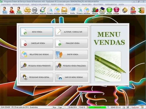 Software Para Serviços de Jardinagem e Orçamentos Financeiro V4.6 - Fpqsystem 664549