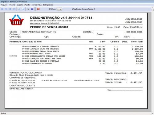 Software Para Serviços de Jardinagem e Orçamentos Financeiro V4.6 - Fpqsystem 664550