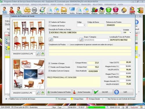 Software Para Serviços de Pintura e Reforma e Orçamentos Financeiro V4.6 - Fpqsystem 664605