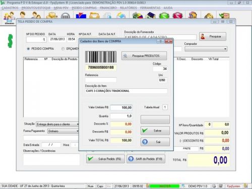 Software Pdv Frente de Caixa para Tabacaria com Estoque e Financeiro v1.0 - Fpqsystem 658240