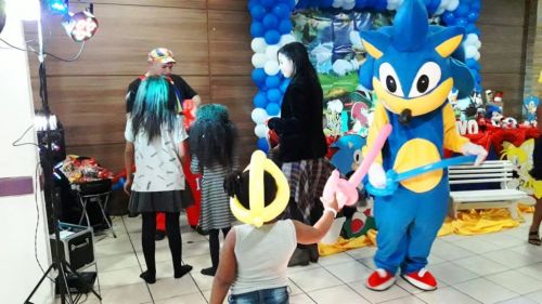 Sonic Cover Personagens Vivos Animação Festas Infantil 524321