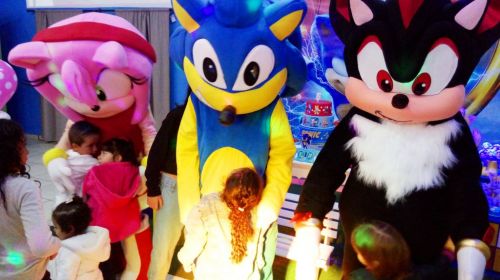 Sonic Cover Personagens Vivos Animação Festas Infantil 587647