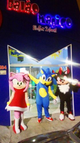 Sonic Cover Personagens Vivos Animação Festas Infantil 587649