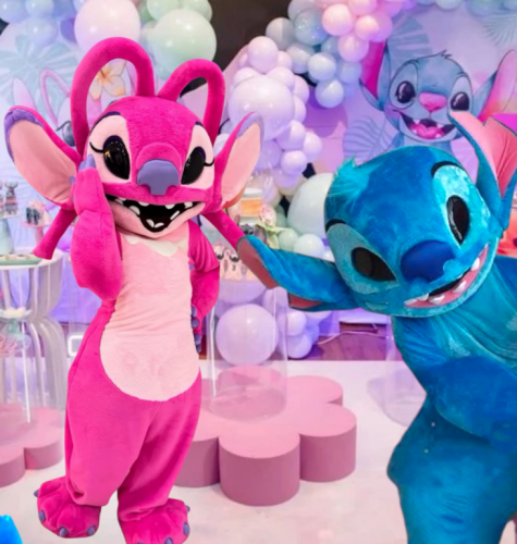 Stich e Angel personagens vivos cover Festa Infantil 752329