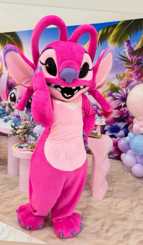 Stich e Angel personagens vivos cover Festa Infantil 752331