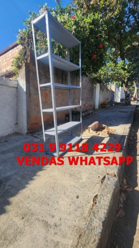 Super Promoção Prateleira de Aço Frete Grátis para Bh Minas Gerais - Nova 756456