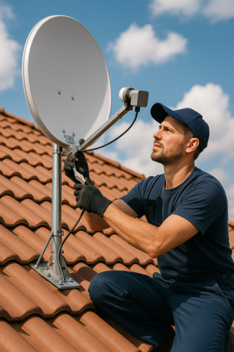 Técnico Antenista - antenas parabólicas digital funciona em qualquer lugar  753946