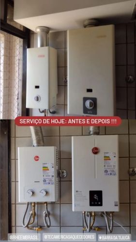 Técnico de Aquecedor a Gás Rheem em Vargem Grande 21 98011-5852 780135