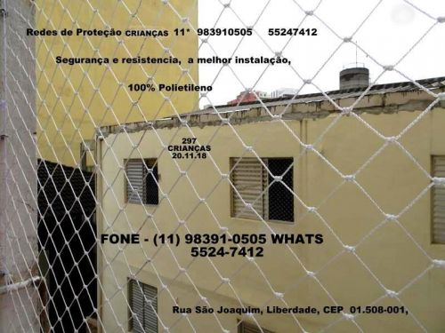 Telas de Proteção na Liberdade Rua Tamandare 11 943220606 738583