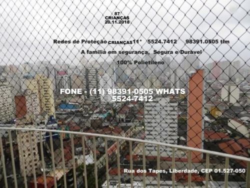 Telas de Proteção na Liberdade Rua Tamandare 11 943220606 738584