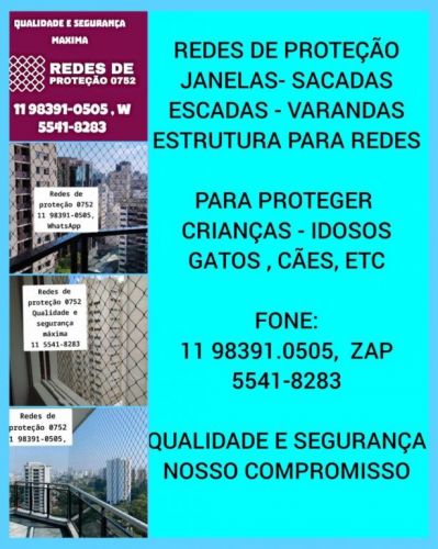 Telas de Proteção na Liberdade Rua Tamandare 11 943220606 738589