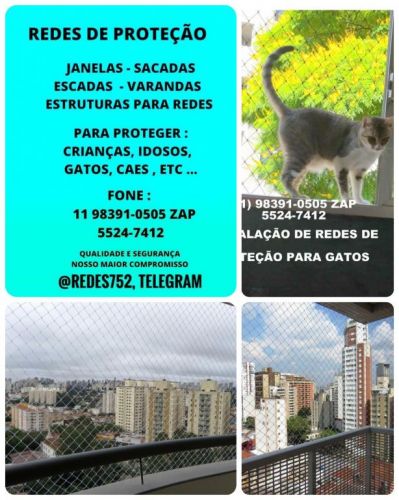 Telas de Proteção na Vila Andrade   Rua Abdo Ambuba  610210