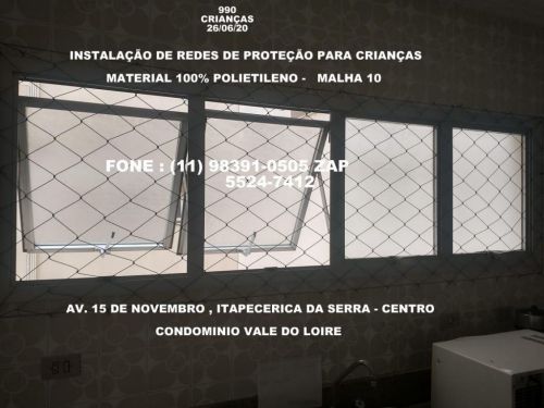 Telas de Proteção no Jardim São Luiz Rua Urutim 11.98391-0505 zap. 562648