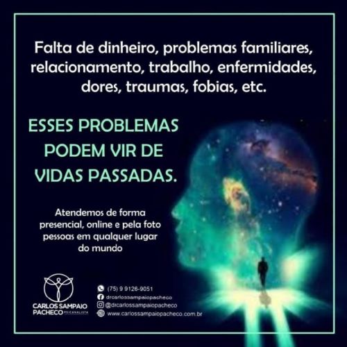 Terapia De Vidas Passadas  Feira De Santana Ba 75991269051 whatsapp Presencial e  Online 778195