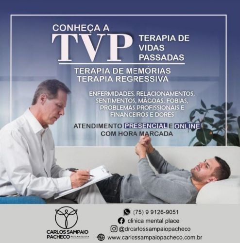 Terapia De Vidas Passadas  Feira De Santana Ba 75991269051 whatsapp Presencial e  Online 778197