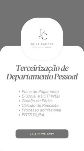 Terceirização Departamento Pessoal e Cálculos Trabalhistas 762088 Terceirização Departamento Pessoal e Cálculos Trabalhistas 762088