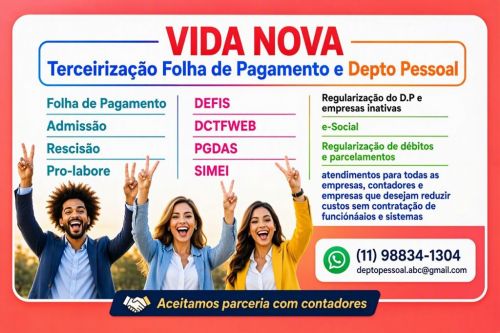 Terceirização Depto Pessoal 787819 Terceirização Depto Pessoal 787819