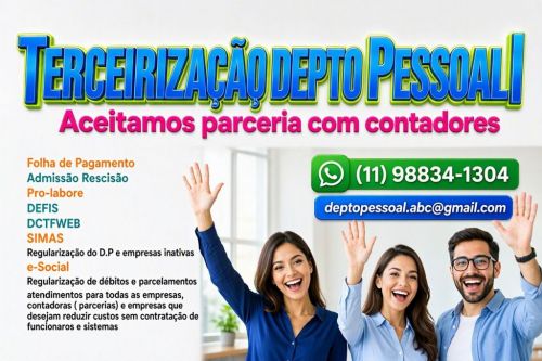 Terceirização Folha De Pagamento e Depto Pessoal 787826 Terceirização Folha De Pagamento e Depto Pessoal 787826