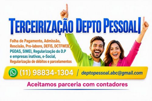 Terceirização Folha De Pagamento e Depto Pessoal 787828 Terceirização Folha De Pagamento e Depto Pessoal 787828