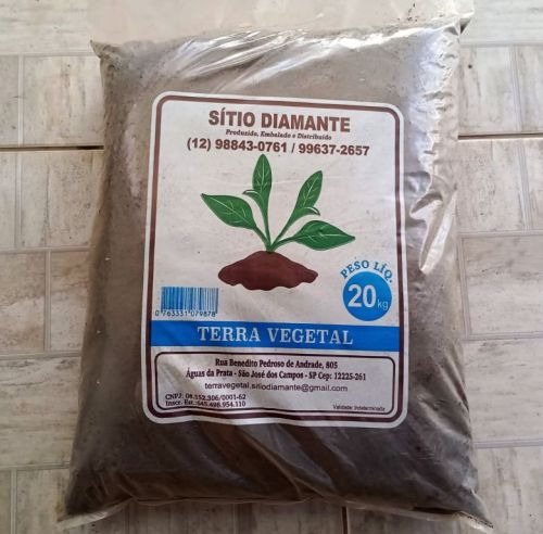 Terra Adubada Sítio Diamante 20 kg  Caraguatatuba Sp 749935