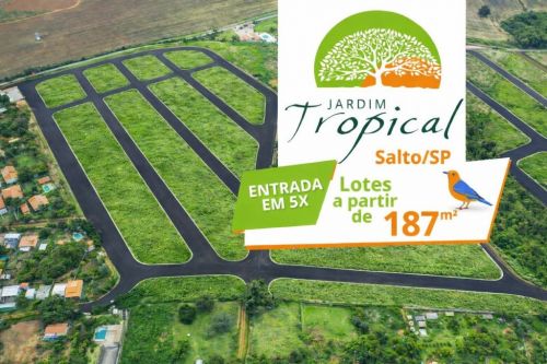 Terreno 187 m2 em Salto Sp - Jardim Tropical 780556
