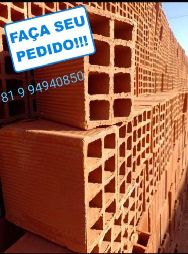 Tijolos 08 furos  direto de fabrica 9x19x19 761528